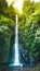 Parang ijo waterfall, karanganyar, indonesia