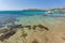 Paranga Beach on the island of Mykonos, Greece