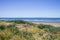 Paraparaumu Beach in Kapiti, Wellington, looking out across the Tasman Sea to the South Island of New Zealand.