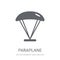 paraplane icon. Trendy paraplane logo concept on white background from Entertainment and Arcade collection