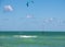 Parasail over the Atlantic Ocean, Miami Beach, Florida