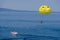 Parasailing - Adriatic sea.