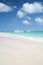 Parasailing and Boat in Ocean, Beach