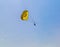 Parasailing on lake Wakatipu Queenstown Otago New Zealand