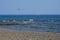 Parasailing on the Mediterranean Sea. Rhodes Island, Greece