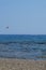 Parasailing on the Mediterranean Sea. Rhodes Island, Greece