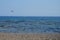 Parasailing on the Mediterranean Sea. Rhodes Island, Greece