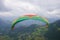 Parasailing in Mu Cang Chai in the ripe rice season