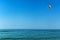 parasailing over the seasea, sky, activity, blue, parachute, peo