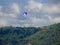 Parasailing at Patong Phuket Thailand at Sunset beautiful colours