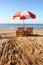 Parasol on beach