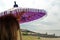 Parasol beach girl