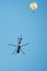 Paratroopers jump out of helicopter Mil Mi-17, Senec, Slovakia