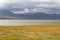 Paravani lake landscape and view in Georgia