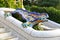 Parc Guell a garden overlooking Barcelona, designed and built by Guadi and Josep Jujol