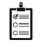 Parcel checklist icon, simple style