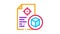 parcel delivery document Icon Animation