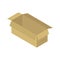 Parcel isometric icon .