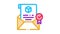 parcel notification letter Icon Animation