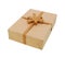 Parcel wrapped in brown packing paper