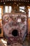 Pareidolia - Old boiler train looking like a surprise face