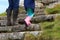 Parent & Child climbing steps