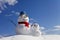 Parent and child snowmen, Japanese snowmen