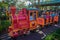 Parent and Kids enjoying colorfur Elmo`s Choo Choo Train at Seaworld in International Drive area  3