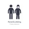 parent\\\'s sibling icon. isolated parent\\\'s sibling icon vector illustration from family relations collection. editable sing symbol