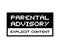 Parental advisory icon design