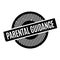 Parental Guidance rubber stamp