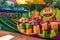 Parents and childs having fun at Slimey`s Slider in Sesame Street area at Seaworld in International Drive area  4