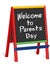 Parents Day Welcome Sign, Childrens Chalkboard Easel