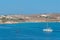 Parikia bay and harbor - Cyclades island - Aegean sea - Paroikia (Parikia) Paros - Greece