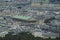 Paris, aerial view from the Eiffel Tower. Madeleine church