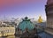 Paris. aerial View on roofs