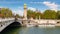 Paris, the Alexandre III bridge