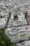 Paris architecture from above