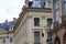 Paris architecture balconies windows and details in French city architectural art in Europe