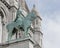 Paris. Basilica of Sacre Coeur in Montmartre. Finishing details