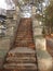 Paris canal steps in autumn