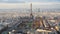 Paris city with Eiffel Tower, Champ de Mars