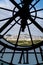 Paris cityscape through the giant clock at the Musee d'Orsay