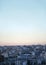 Paris cityscape, urban roof