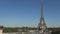 Paris Downtown Image with Eiffel Tower a Big Tourism Symbol