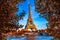 Paris Eiffel Tower and river Seine in Paris, France