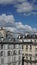 Paris, facade of a Parisian house, Parisian rooftops Capital of France