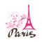 Paris flower pink