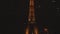 Paris, France, 20 May 2019 - Eiffel Tower illuminated at twilight with the Seine River, 4k footage video