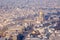 Paris, France - aerial city view with Invalides Palace and Pantheon Hotel des Invalides